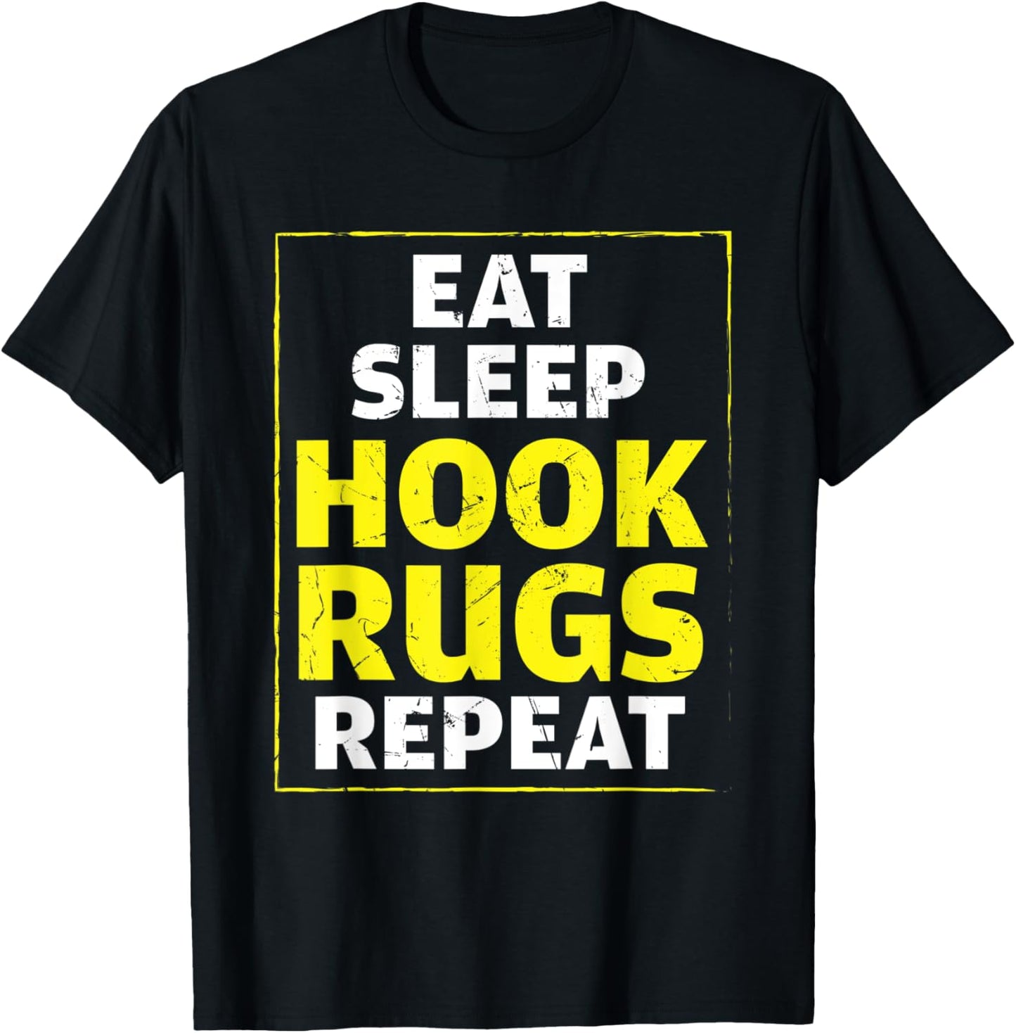Funny Eat Sleep Hook Rugs Repeat Rug Makers gift