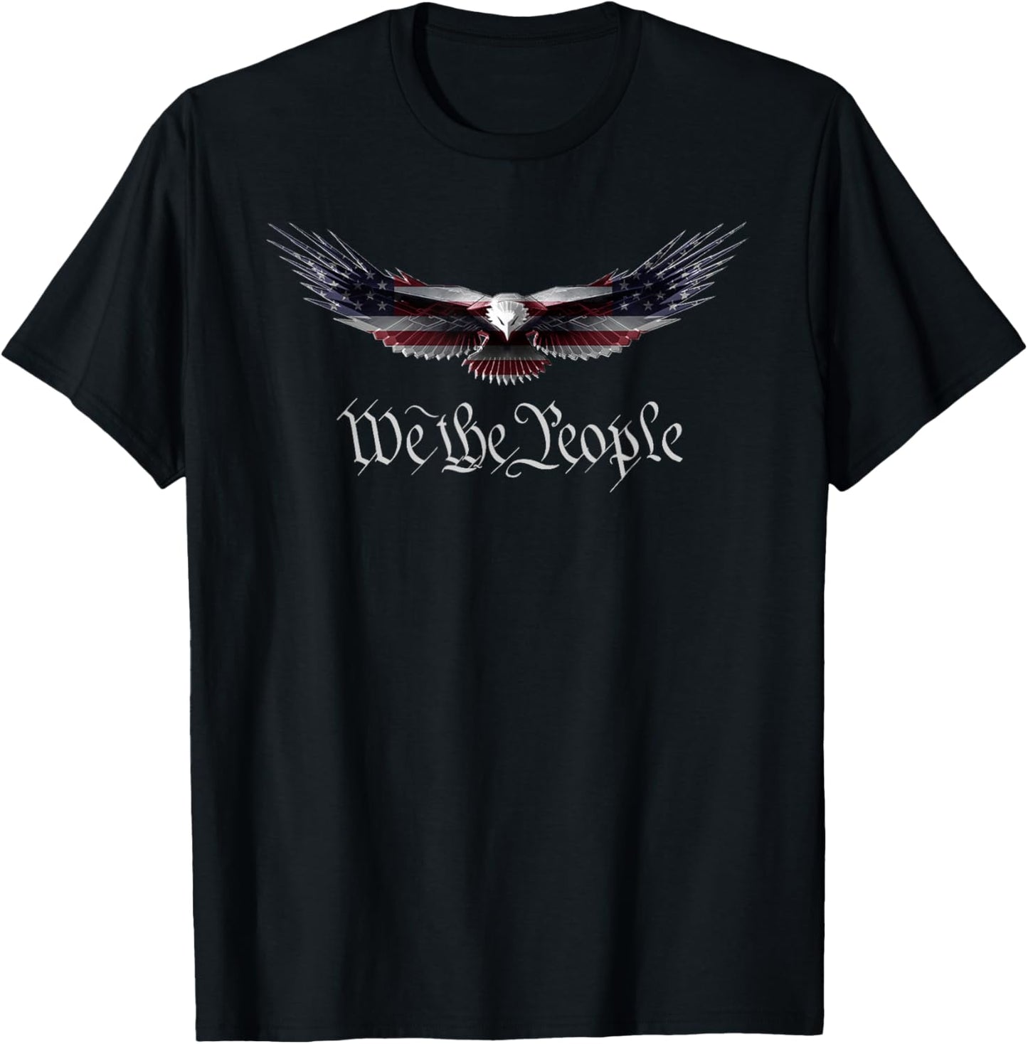 American Patriot Freedom Eagle Usa Flag T Shirt