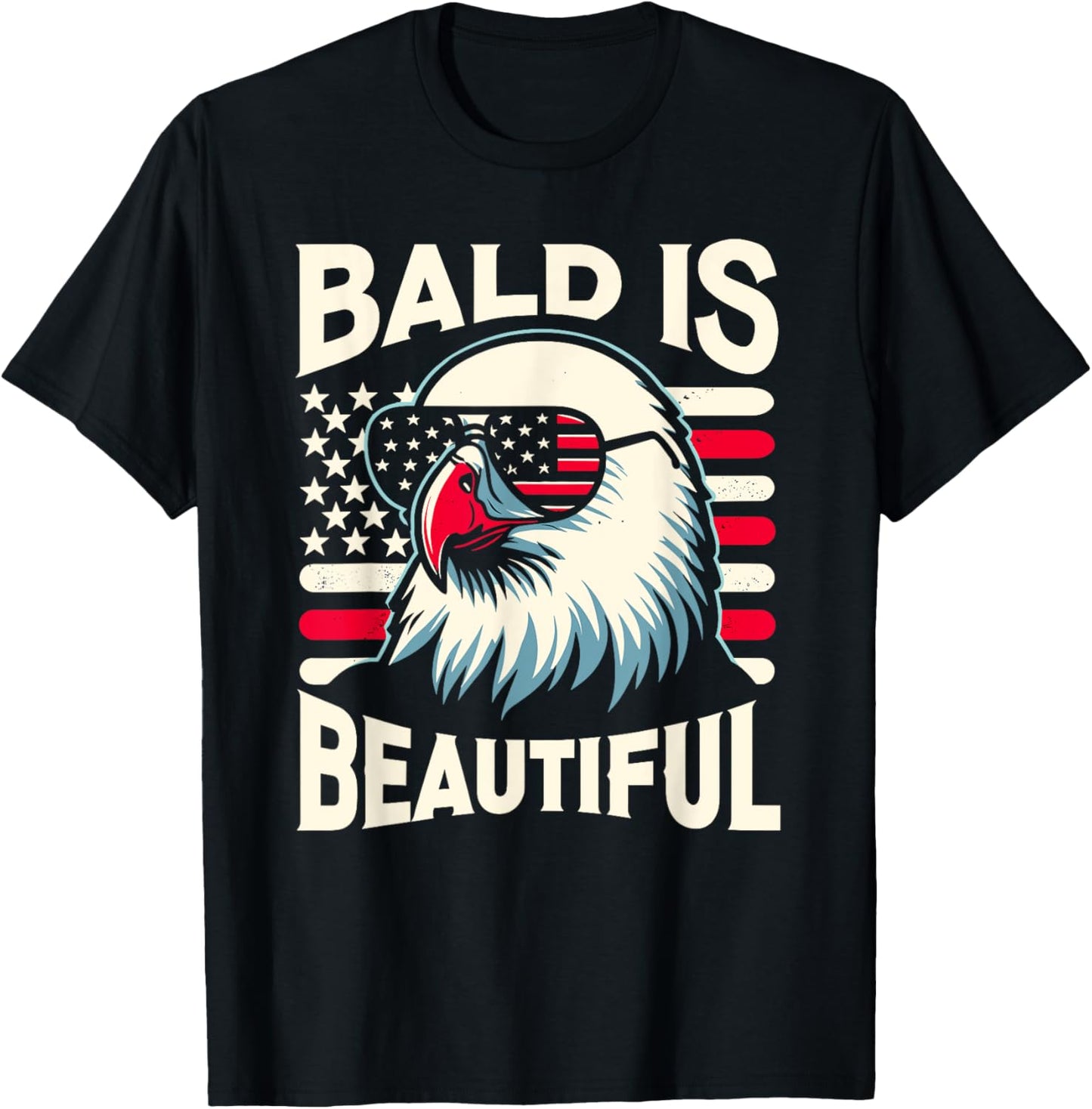 Bald Is Beautiful 4Th Of July Usa Patriotic Funny Bald Eagle