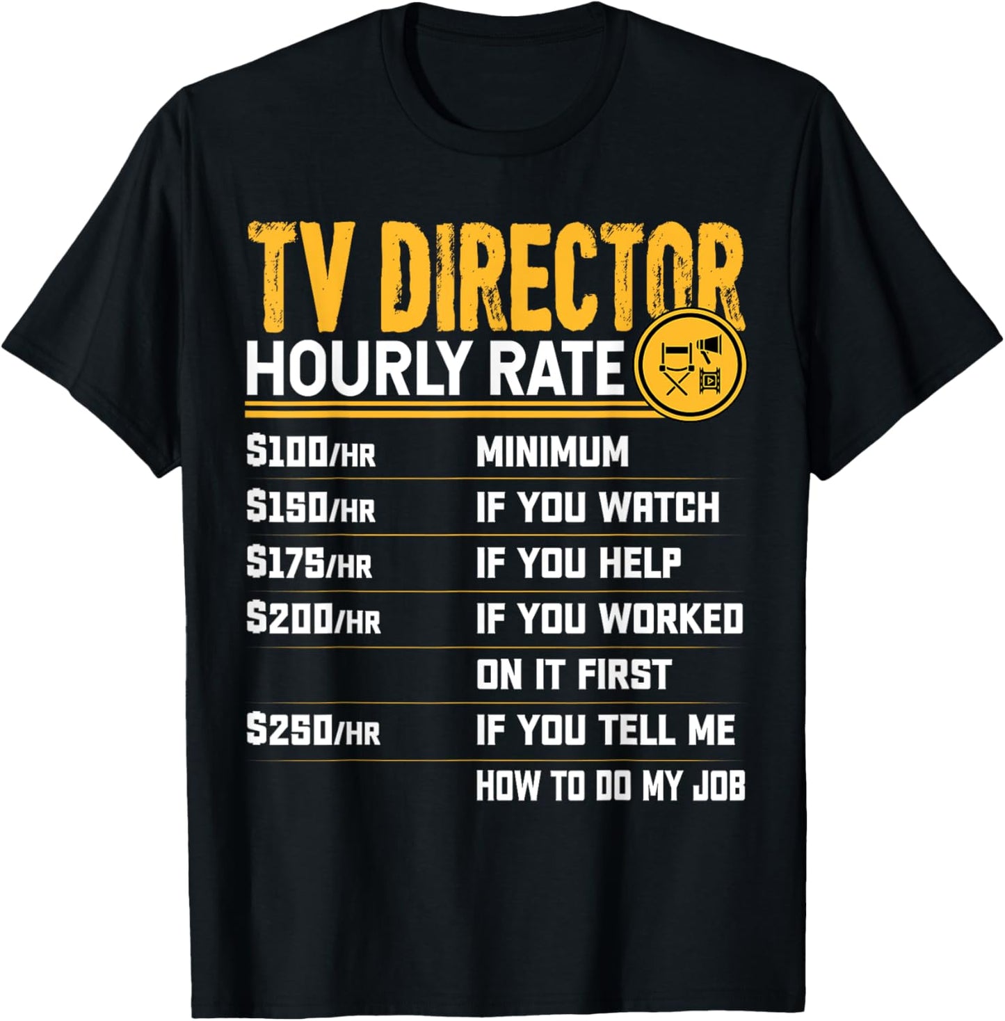 TV Director Hourly Rate - Funny TV Producer Filmmaker