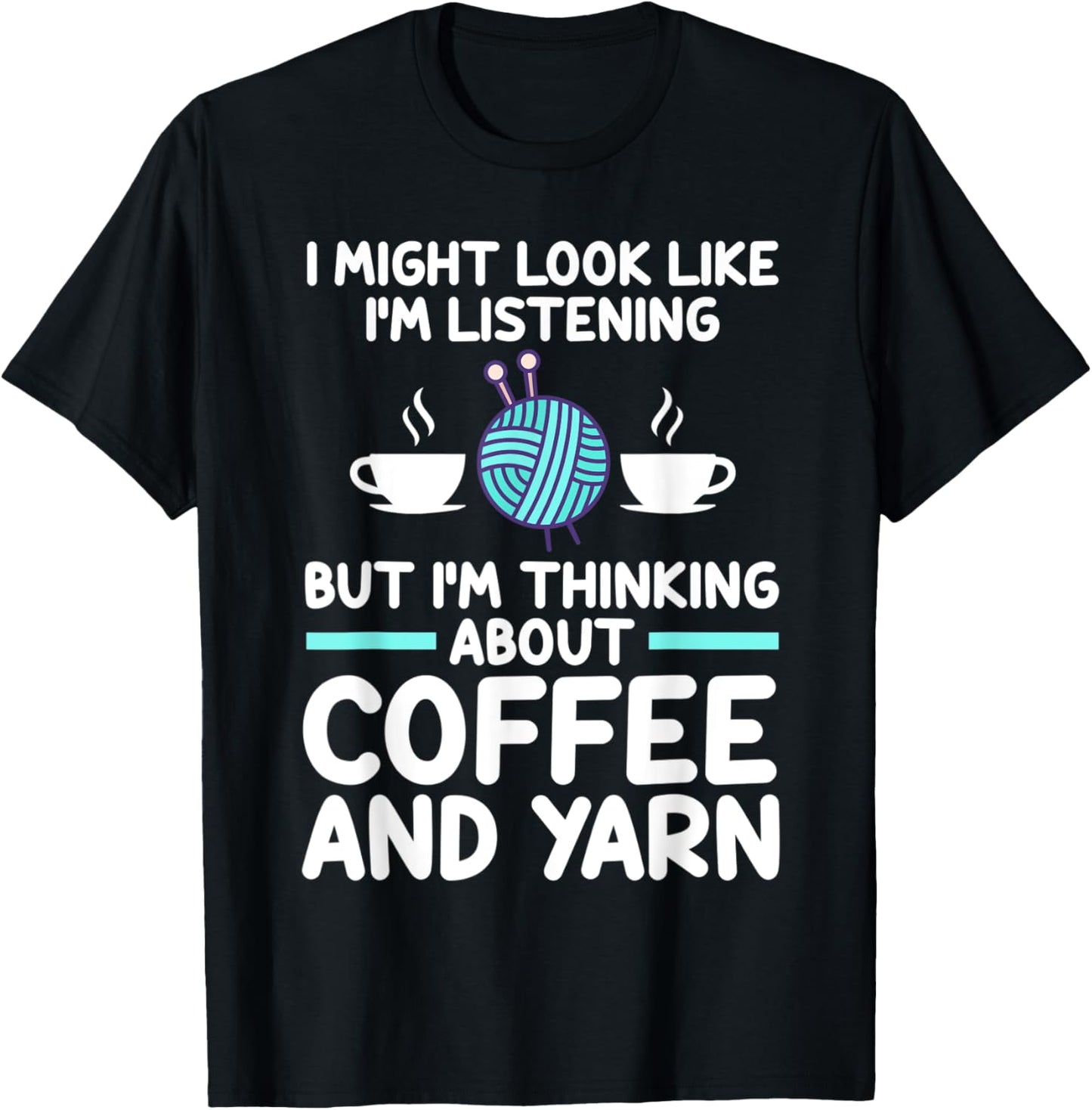 I'm thinking about coffee and yarn coffee lover