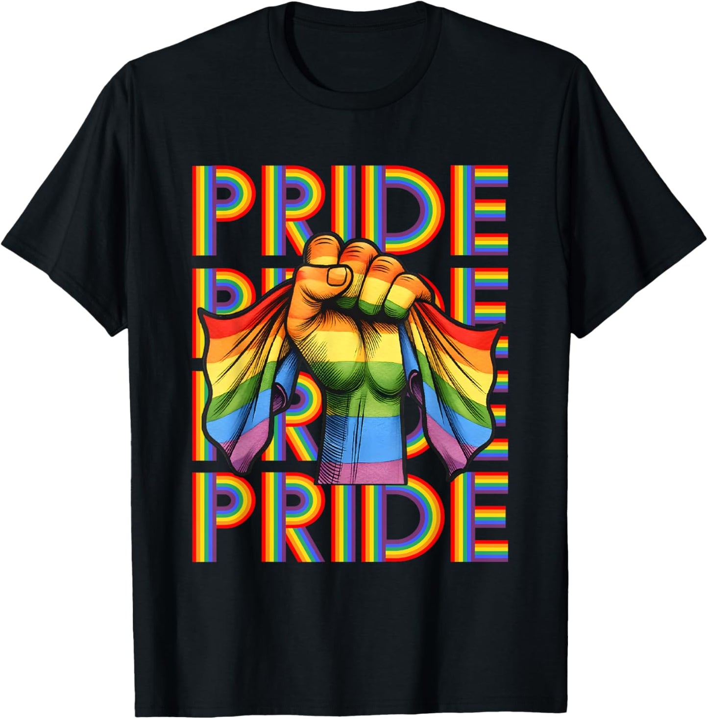 Gay Pride Month Lgbt Rainbow Fist Lgbtq Gay Pride