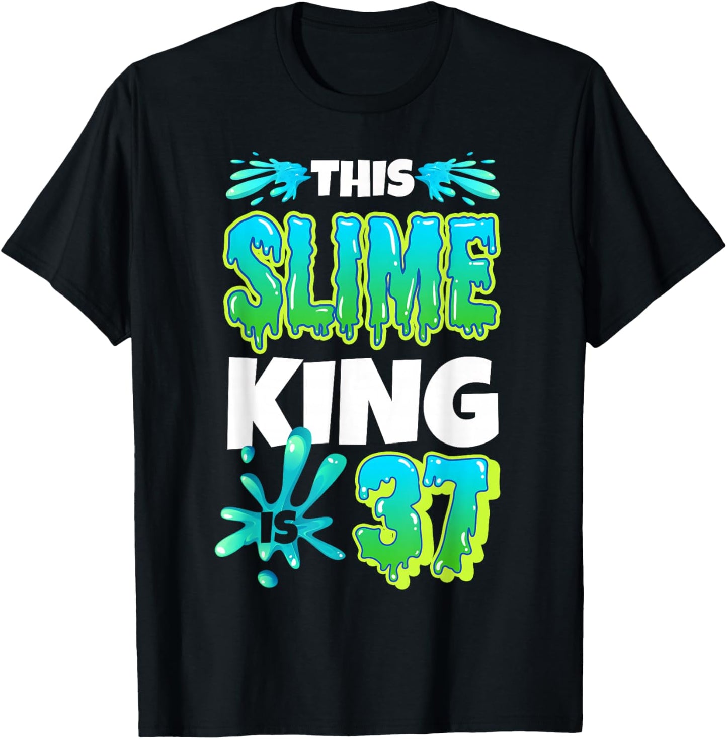 Slime 37th Birthday King Sensory Play Squish Maker Craft Goo