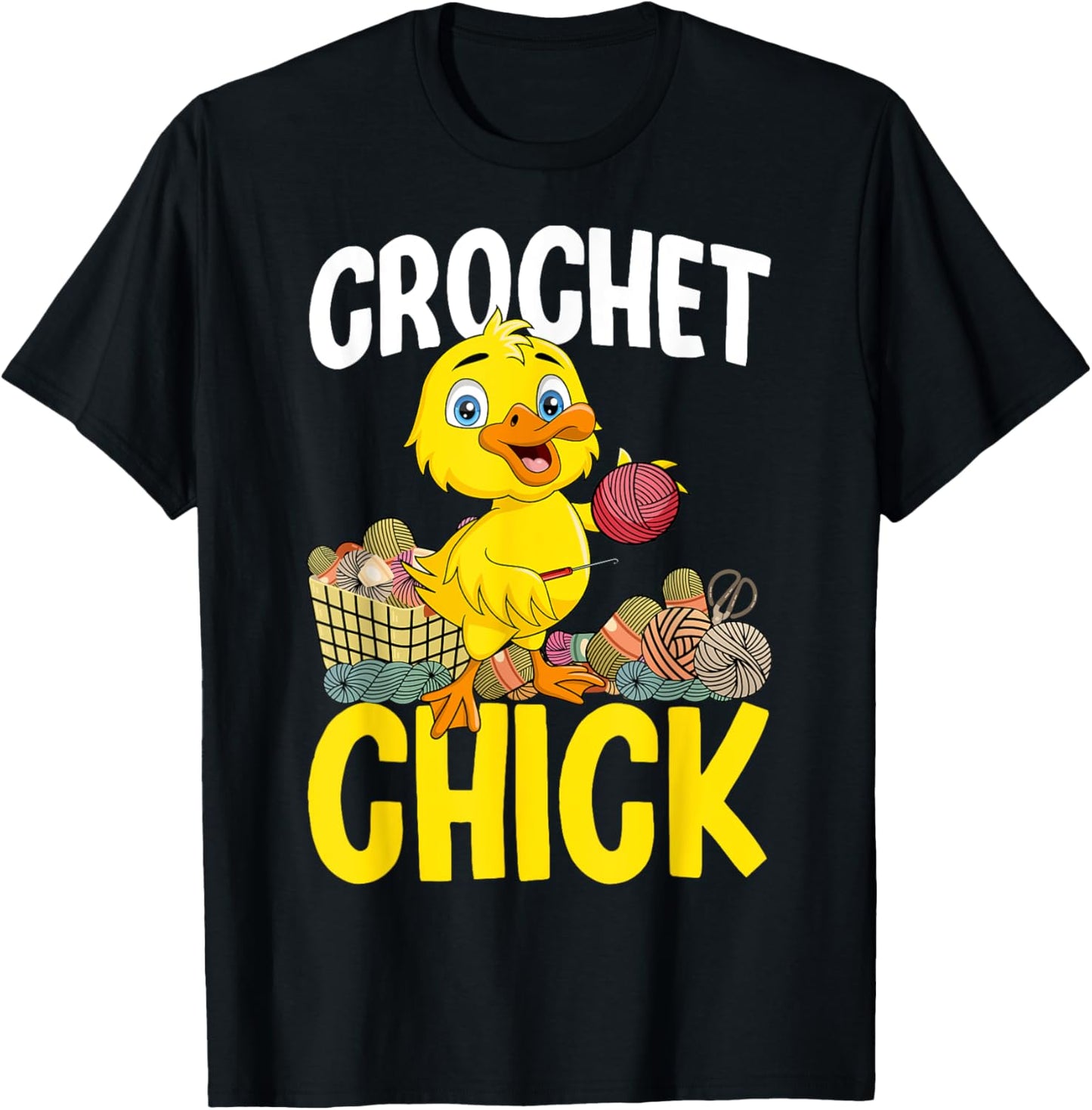Crochet Chick Cute Crocheting Yarn Women Mom Grandma