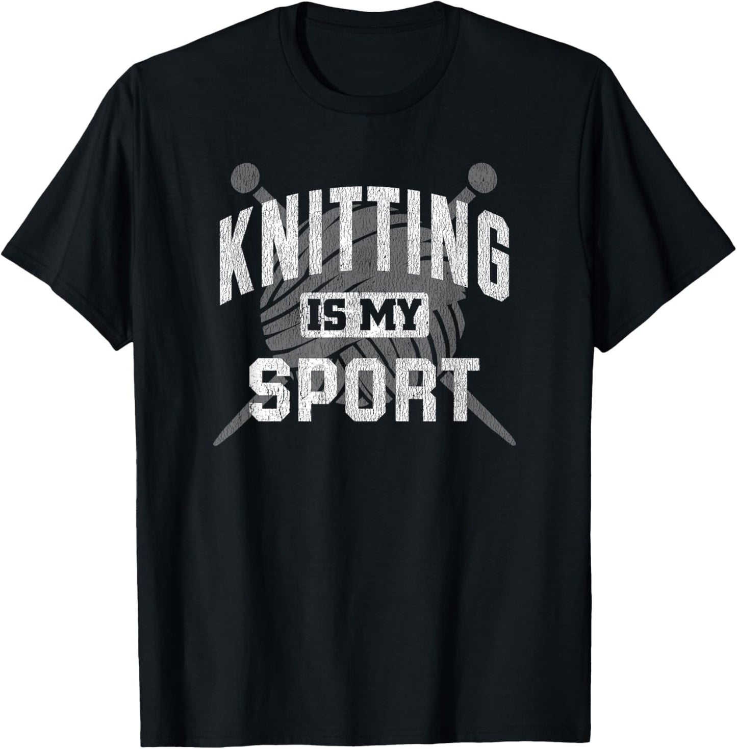 Knitting Is My Sport Funny Knitter Knit Yarn Knitting Lover