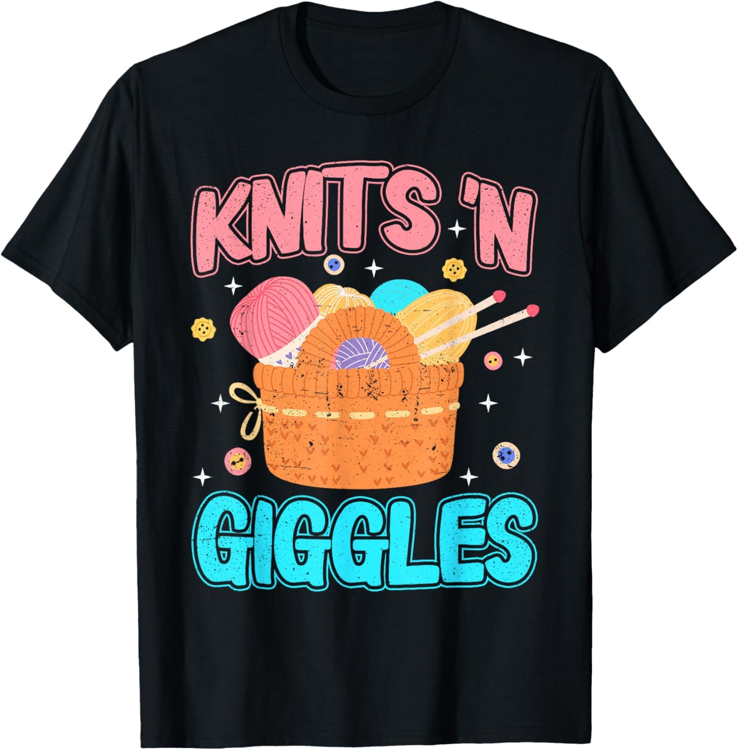 Knits 'n Giggles Funny Yarn Knitting Women