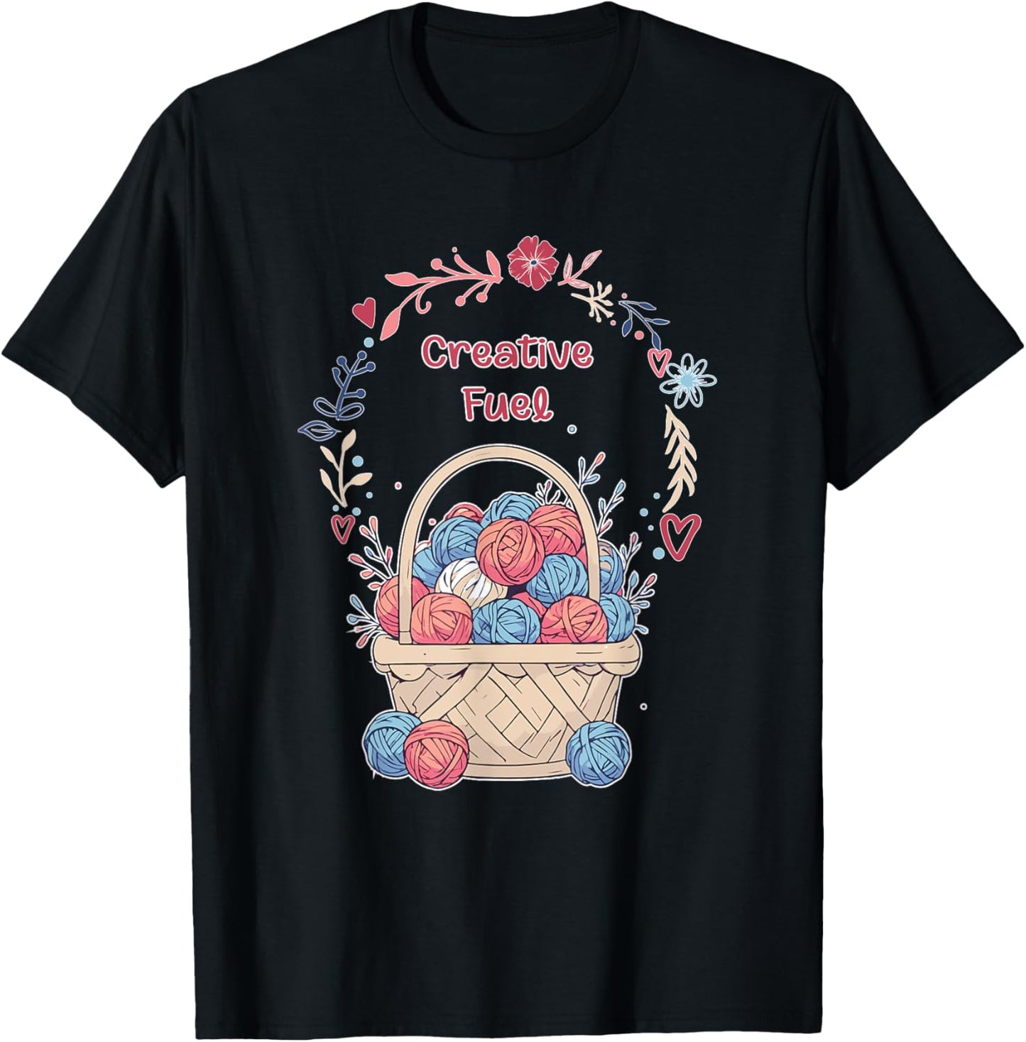 Creative Fuel - a basket of Yarn for Knitter or Crocheter