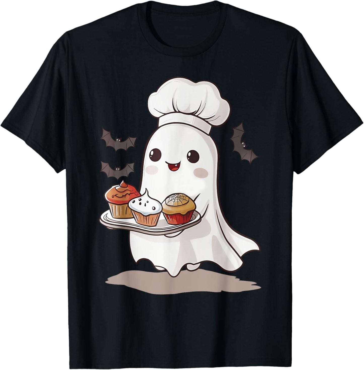 Cute Ghost Chef Baker Halloween Spooky Baking Costume