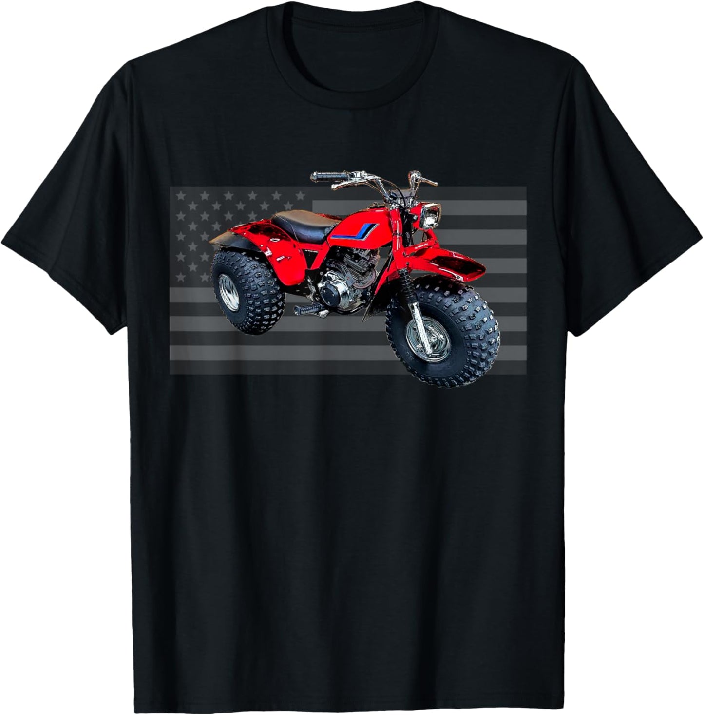 Vintage American Flag 3 Wheeler Atv Atc