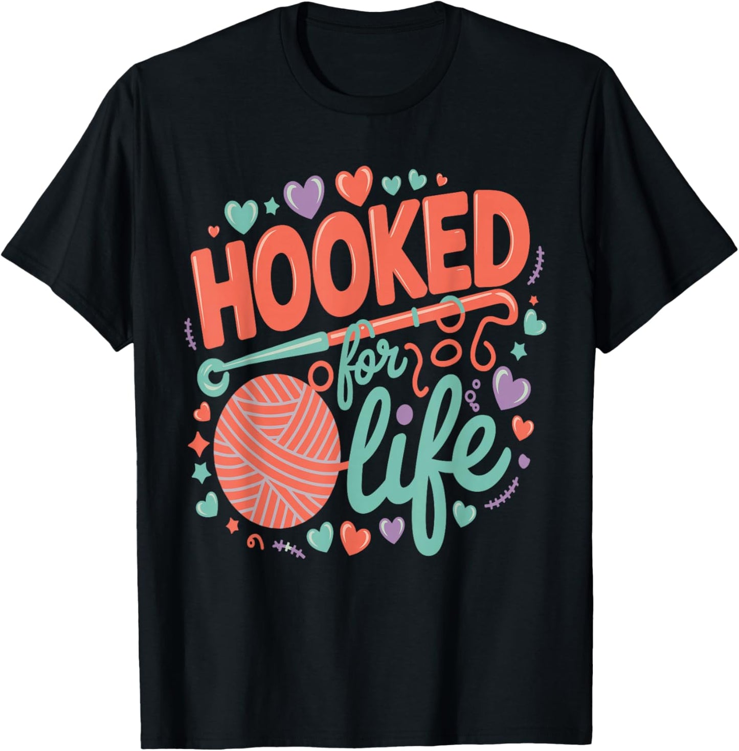 Funny Crochet Lover Knitting Yarn Crocheter Design