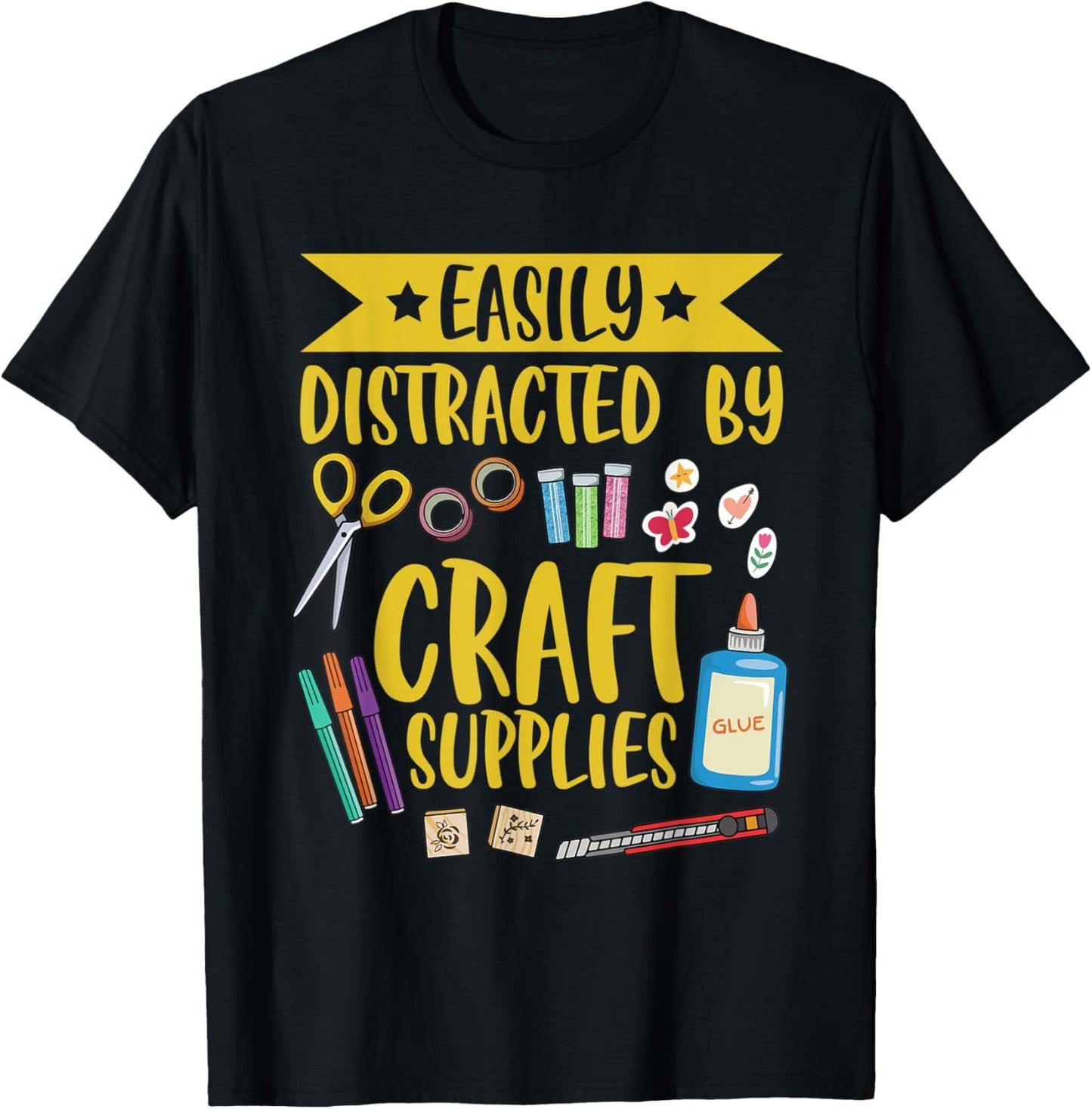 Easily distracted by craft supplies Quote for a Card Maker