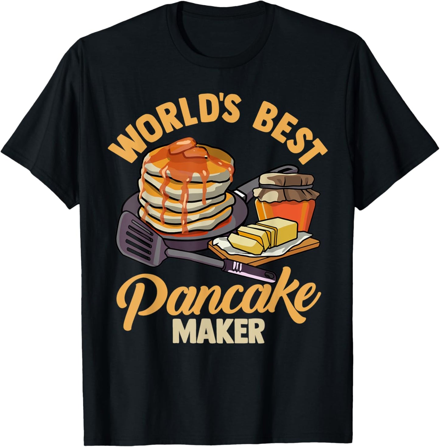 Funny Waffle Breakfast Pancakes Worlds Best Pancake Maker