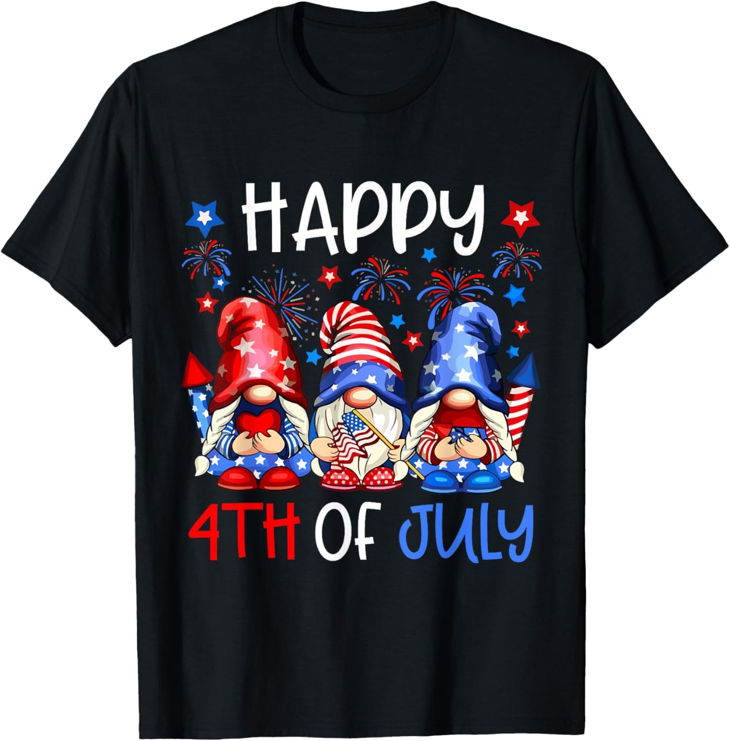Patriotic Gnomes Happy 4Th Of July Usa Men Women Kids