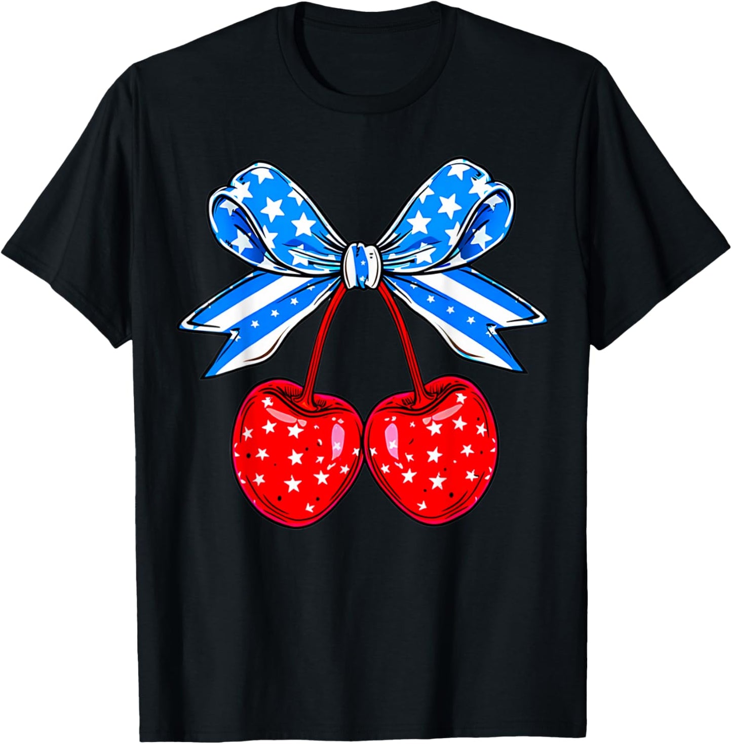 American Flag Bow Tie 4Th Of July Girls Patriotic Cute Bow