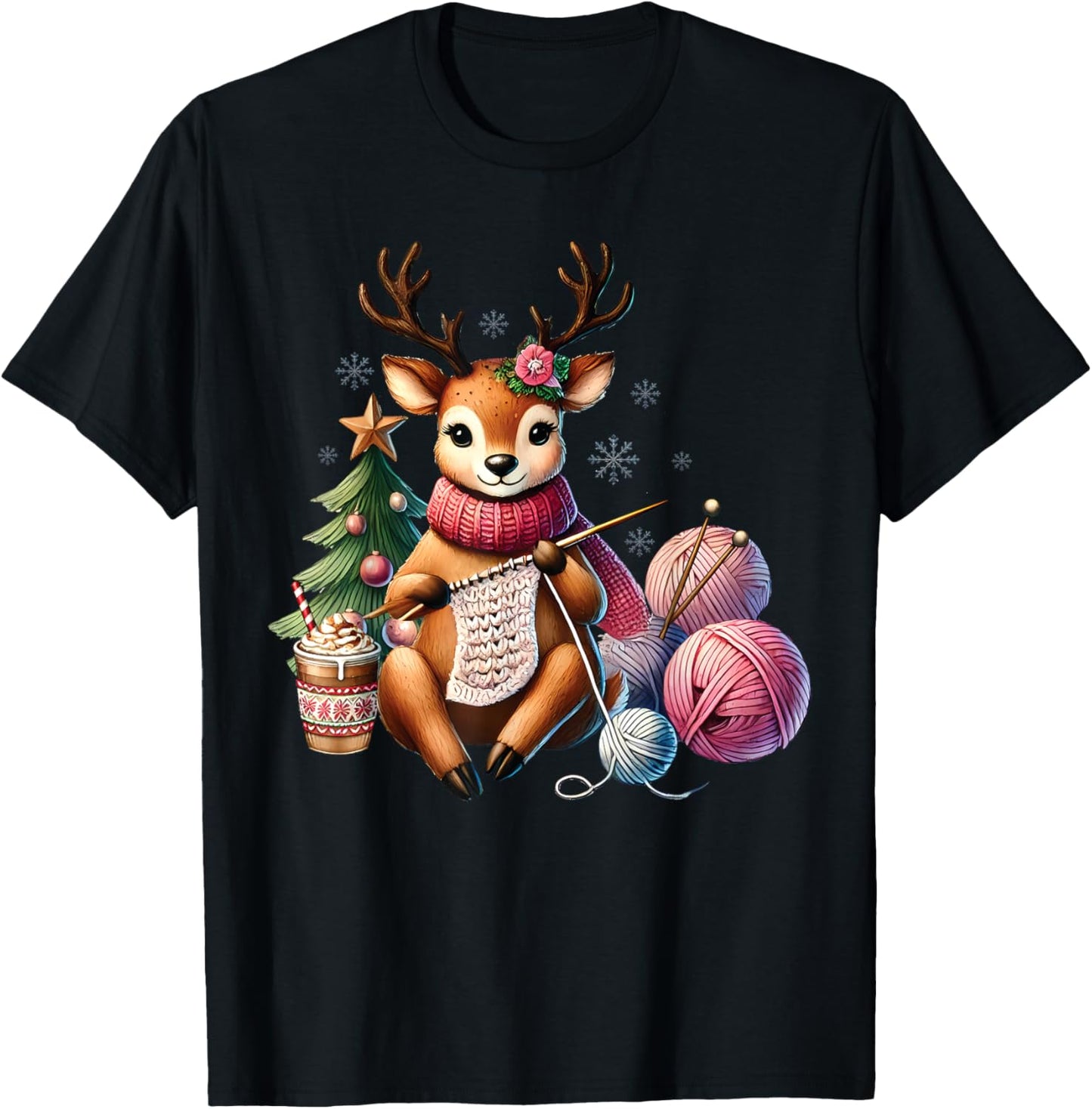 Crochet Nerd Grandma Mom Crocheting Yarn Lover Christmas