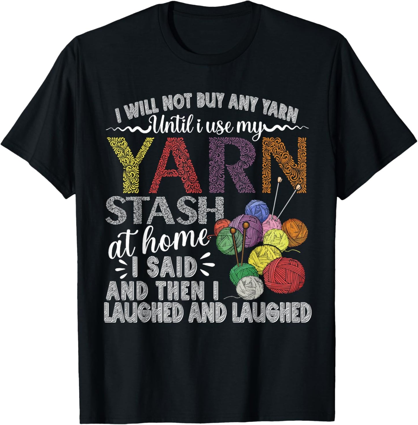 I Will Not Buy Any Yarn, Until I Use My Yarn Stash At Home