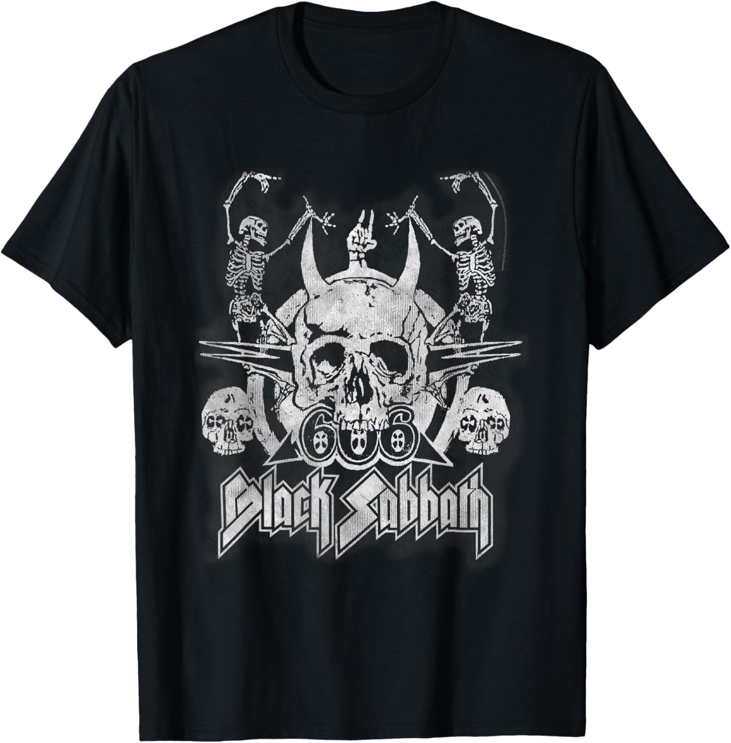 Black Sabbath Official Vintage Dancing Skeletons