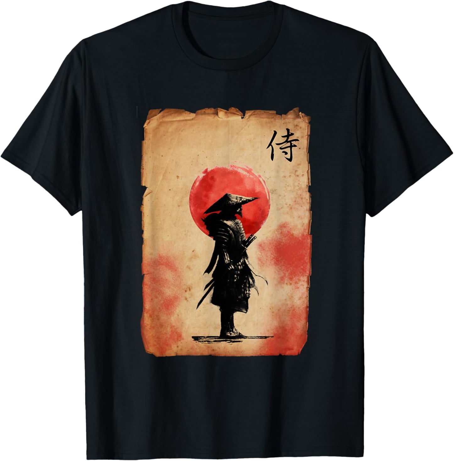 Japanese Woodblock Samurai Vintage Retro Art