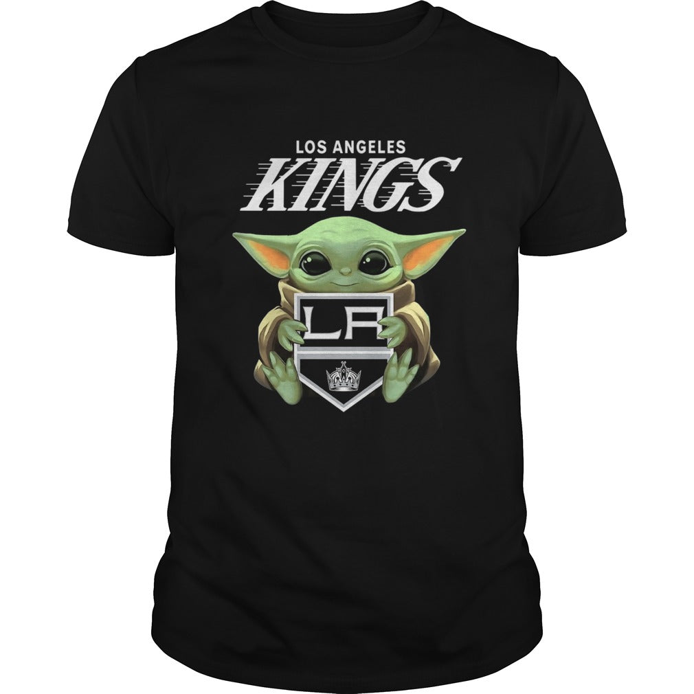 Baby Yoda Hug Los Angeles Kings shirt