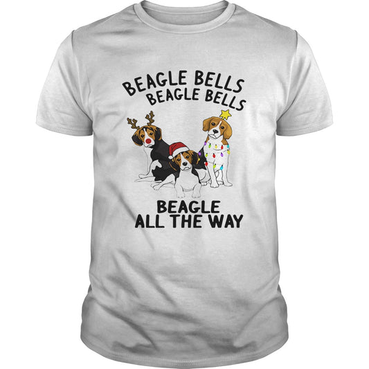 Beagle Bells Beagle All The Way Christmas shirt