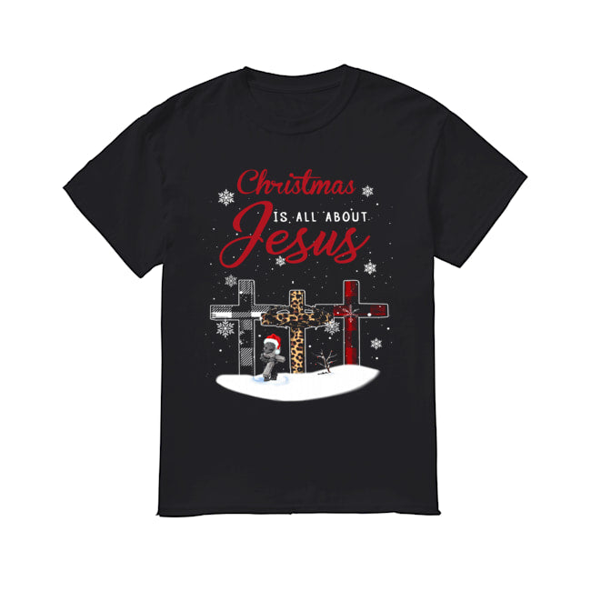 Christmas is all about Jesus Groot cross shirt