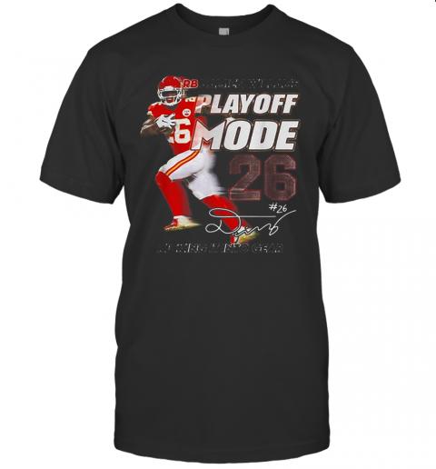Damien Williams Playoff Mode 26 Kicking It Into Gear KC Chiefs T Shirt