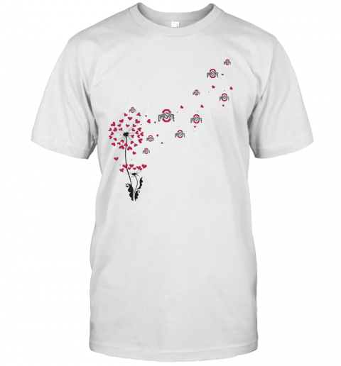 Dandelion Flower Ohio State Buckeyes Football T Shirt