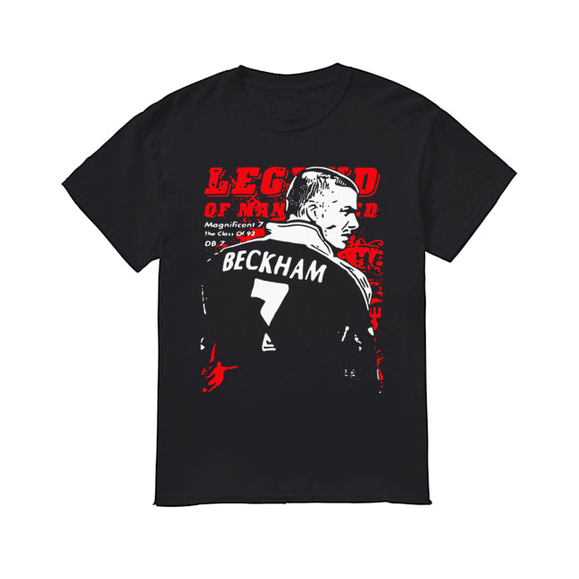 David Beckham Of Manchester United Legend Magnificent 7 The Class Of 92 DB 7 shirt