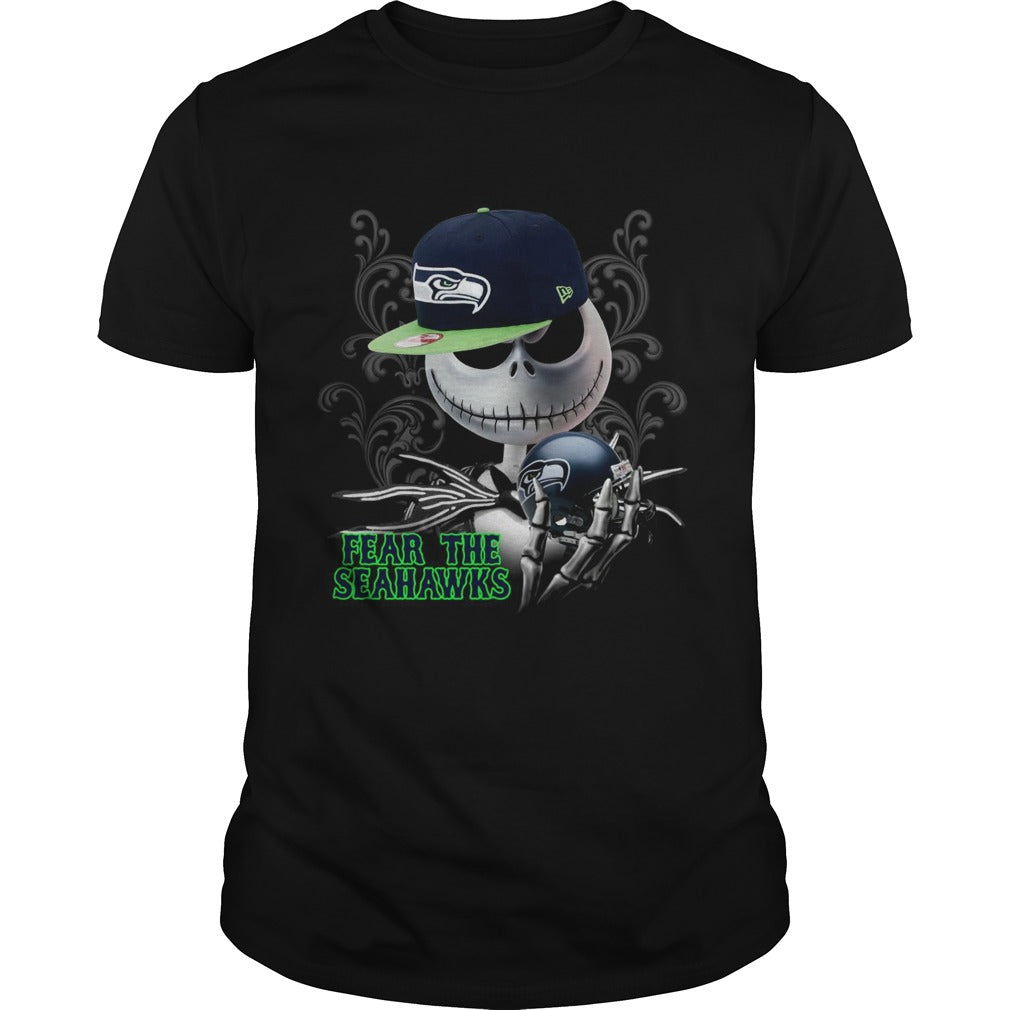 Fear The Seahawks Jack Skellington shirt