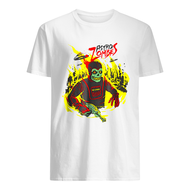 Halloween Astro Zombies Monster Sci fi Gift Skate shirt