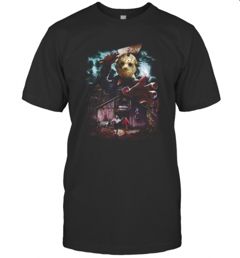 Halloween Jason Voorhees Running From T Shirt