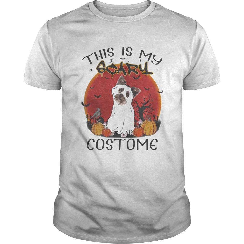 Halloween Yorkie This is my scary costome shirt