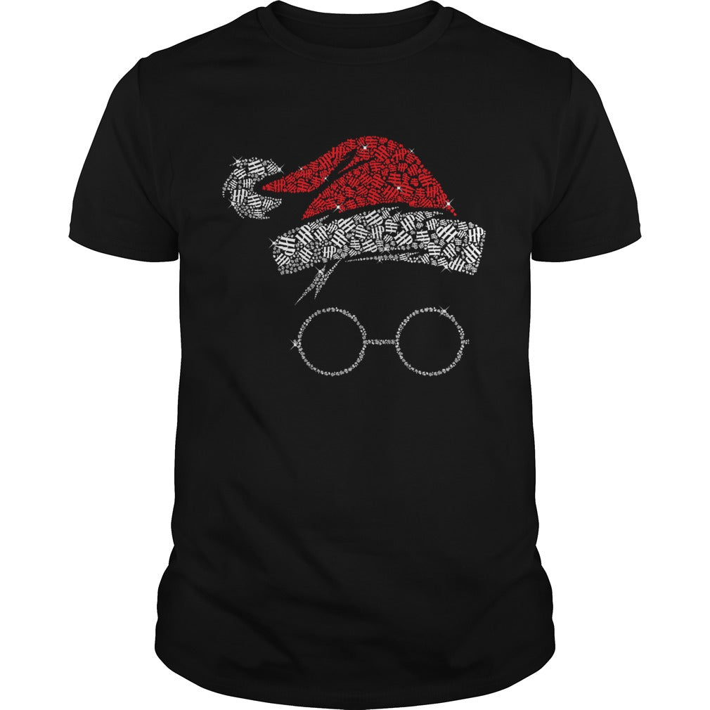 Harry Potter Santa Hat And Glass Christmas shirt