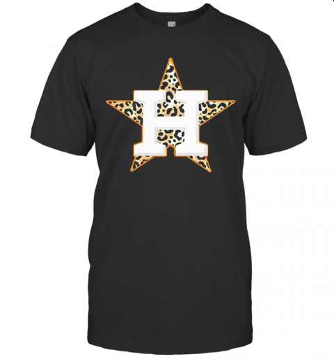 Houston Astros Leopard T Shirt