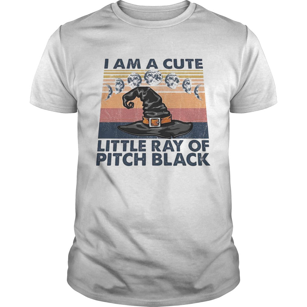 I am a cute little ray of pitch black vintage retro shirt