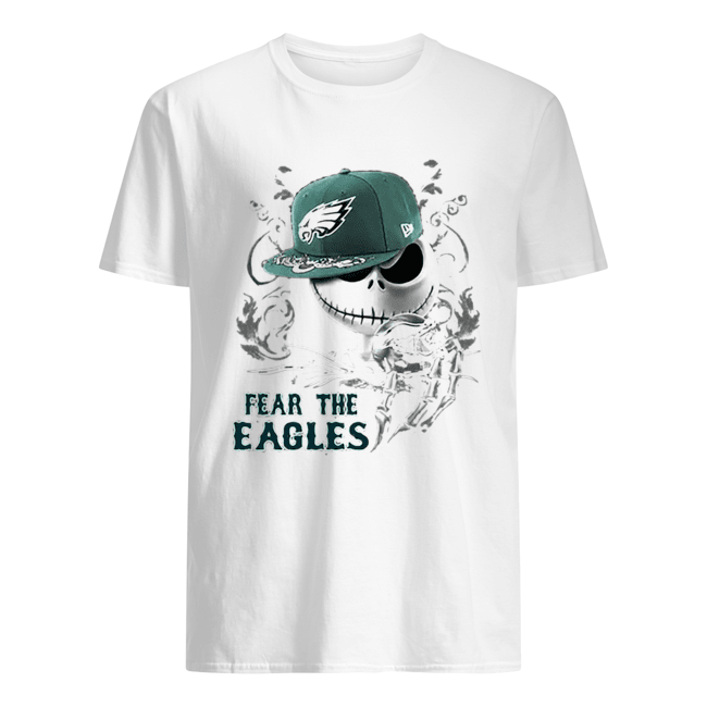 Jack Skellington Fear the Philadelphia Eagles shirt