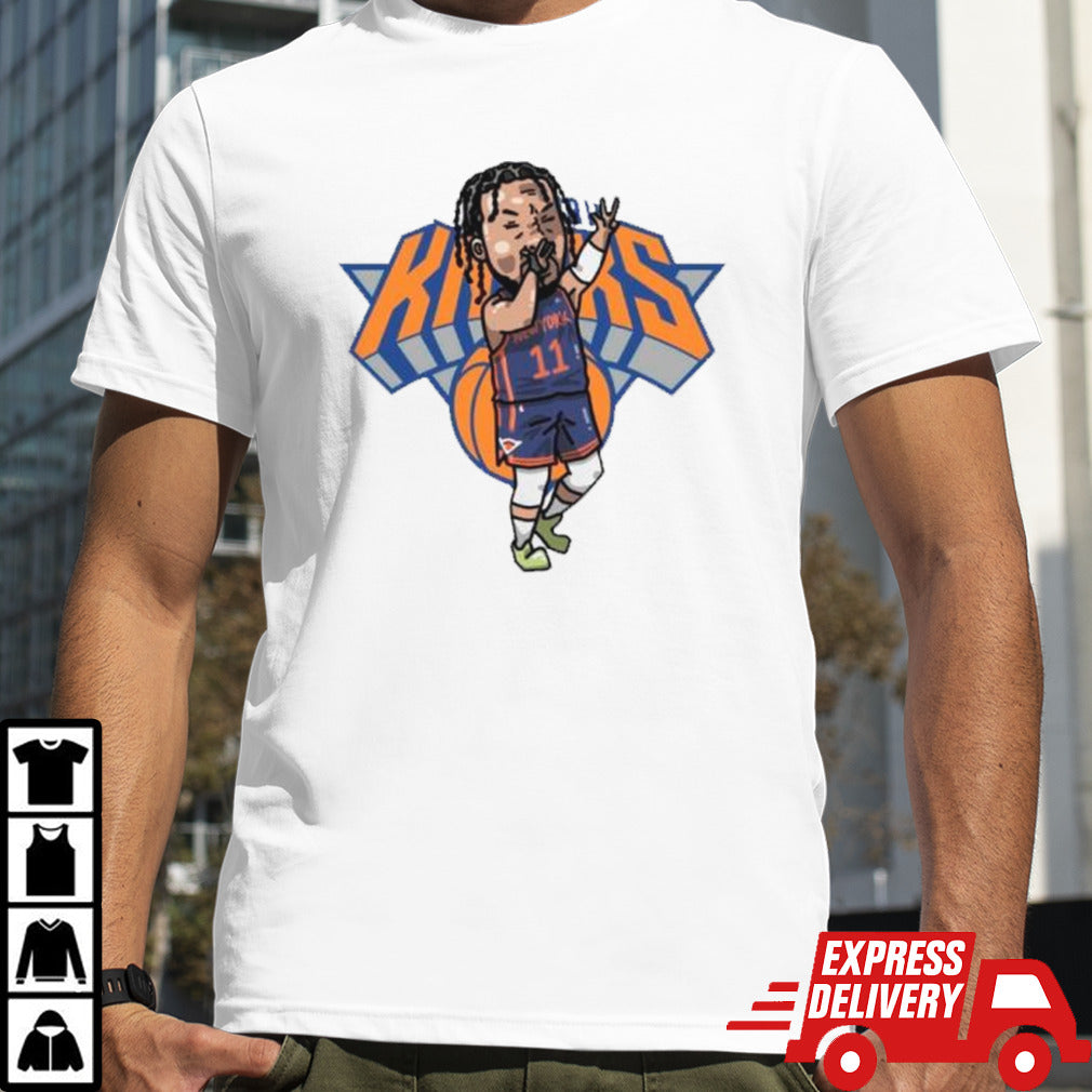Jalen Brunson New York Knicks Player cartoon shirt