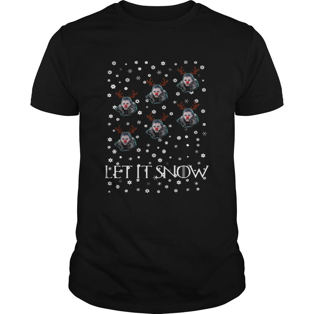 Jon Snow Game Of Thrones Let It Snow Christmas shirt