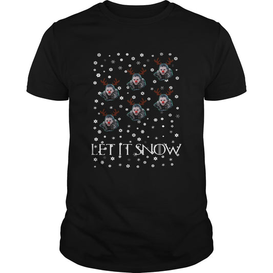 Jon Snow Game Of Thrones Let It Snow Christmas shirt