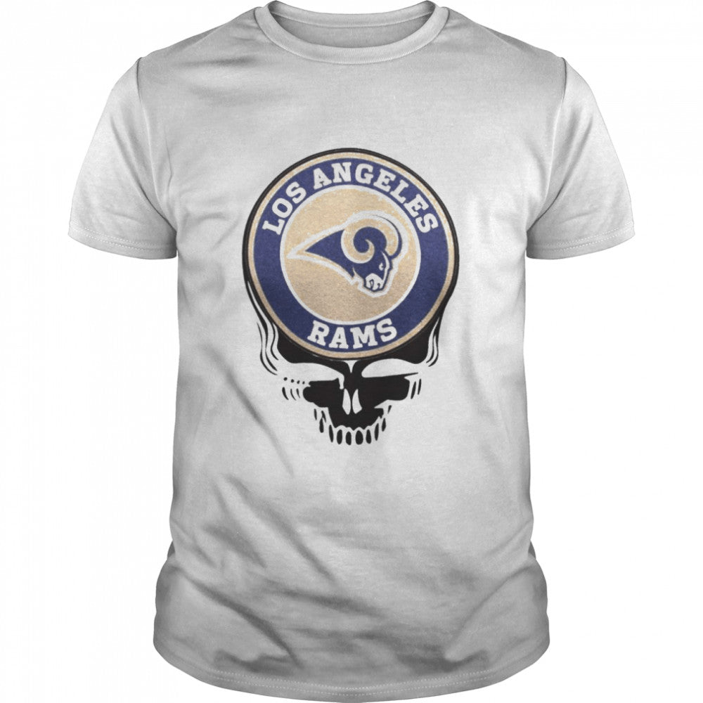 Los angeles rams football skull shirt