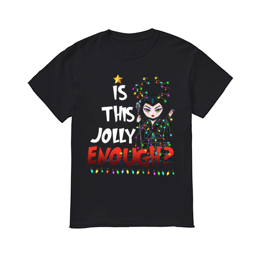 Maleficent is this Jolly enough Christmas shirt