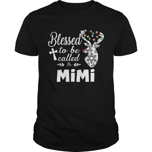 Merry Christmas Blessed To Be Called Mimi TShirt