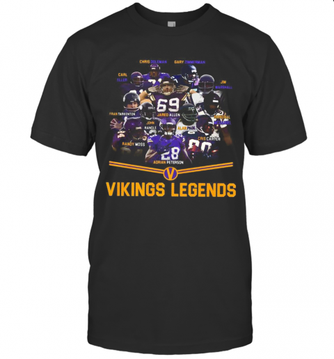 Minnesota Vikings Football Legends T Shirt