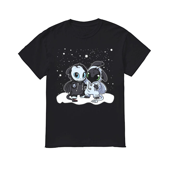 Night Fury and Light Fury Christmas shirt