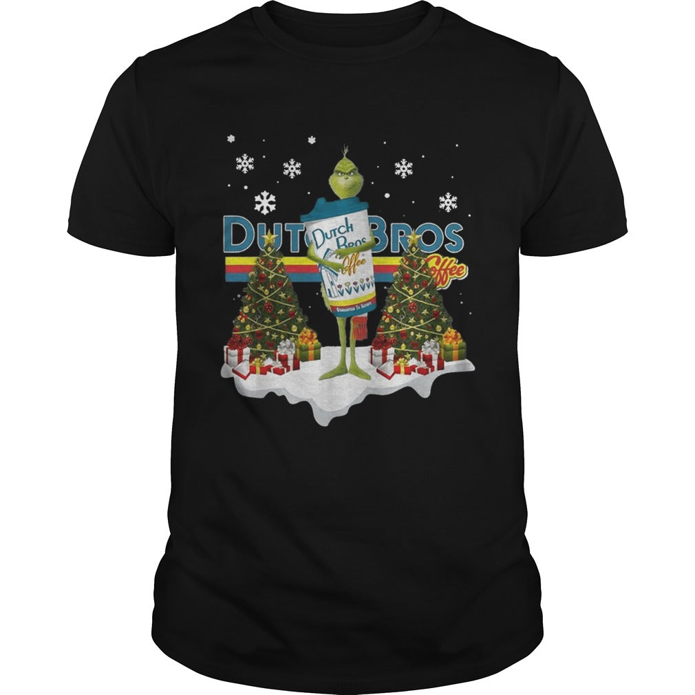 Official Grinch hug Dutch Bros Coffee Christmas shirt