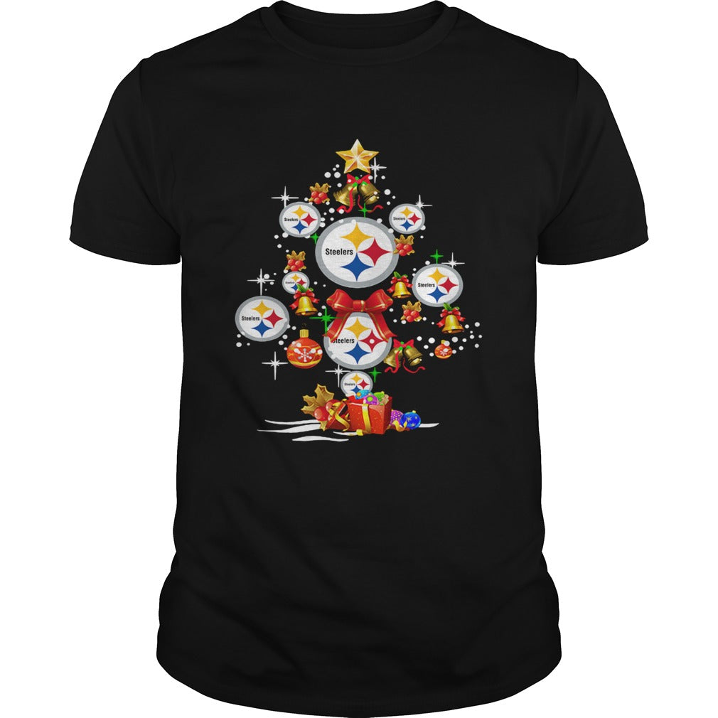 Pittsburgh Steelers Football Logo Gifts Merry Christmas Tree shirt