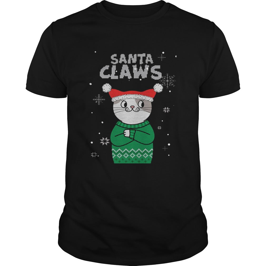 Santa Claws Cat Ugly Christmas shirt