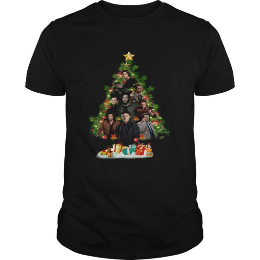 Supernatural Christmas Tree shirt