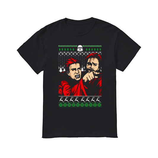 The Mandalorian Mashup Woman Yelling at a cat ugly Christmas shirt
