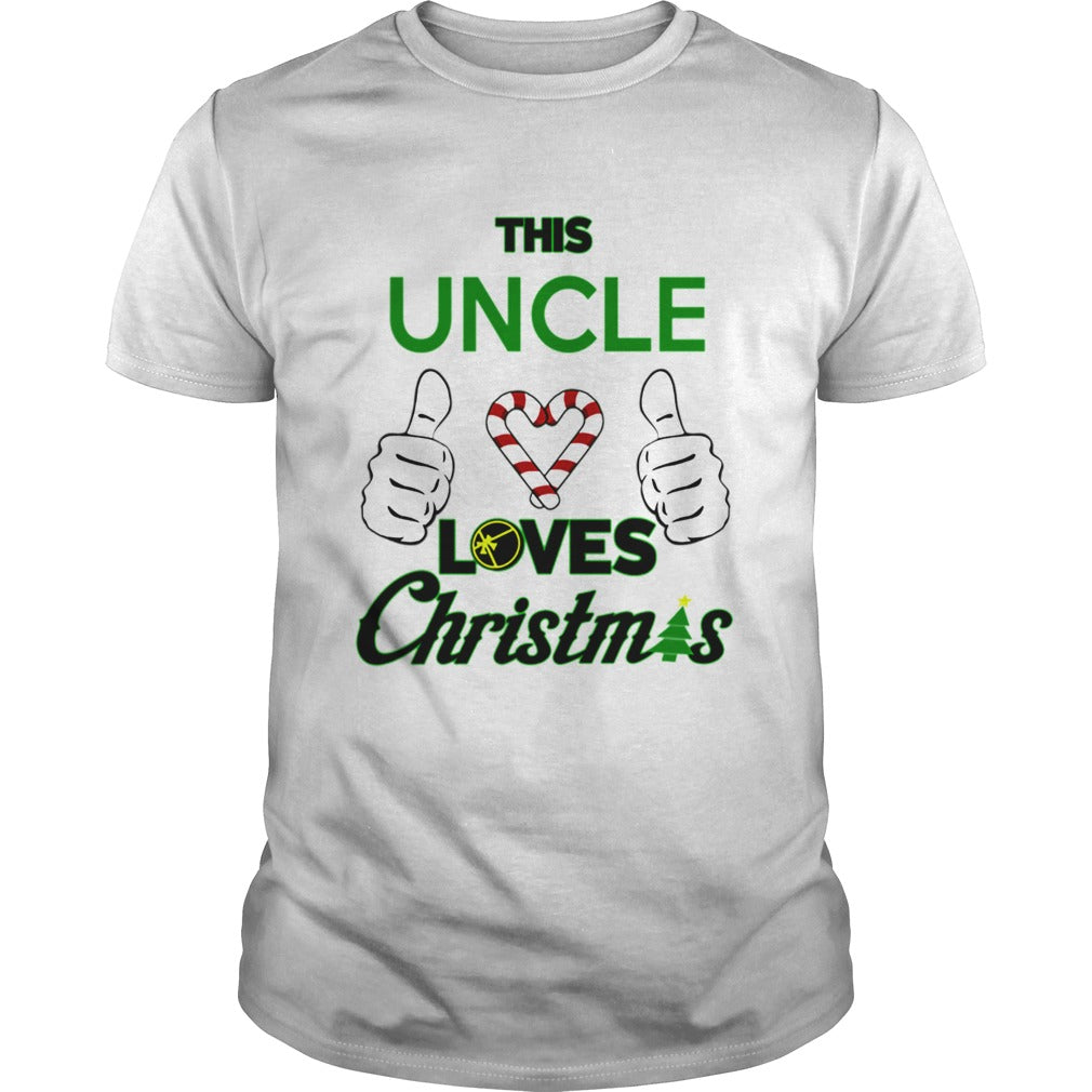 This Uncle Loves Christmas Cool Uncle Funny Holiday shirt